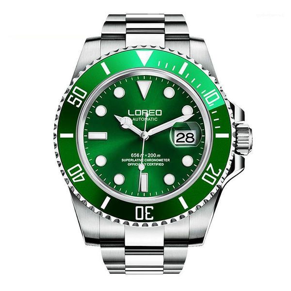 sapphire automatic mechanical watch men silver stainless steel waterproof green dial relogio feminine wristwatches, Slivery;brown
sapphire automatic mechanical watch men silver stainless steel waterproof green dial relogio feminine wristwatches, Slivery;brown
