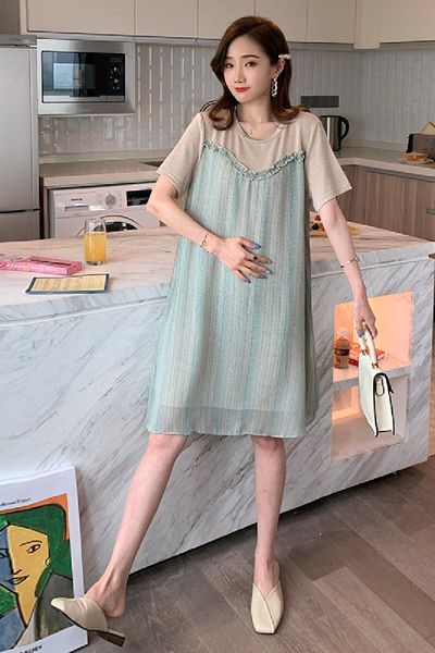 2021 summer korean fashion maternity dress patchwork sweet loose clothes for pregnant women chic casual pregnancy dress, White
2021 summer korean fashion maternity dress patchwork sweet loose clothes for pregnant women chic casual pregnancy dress, White