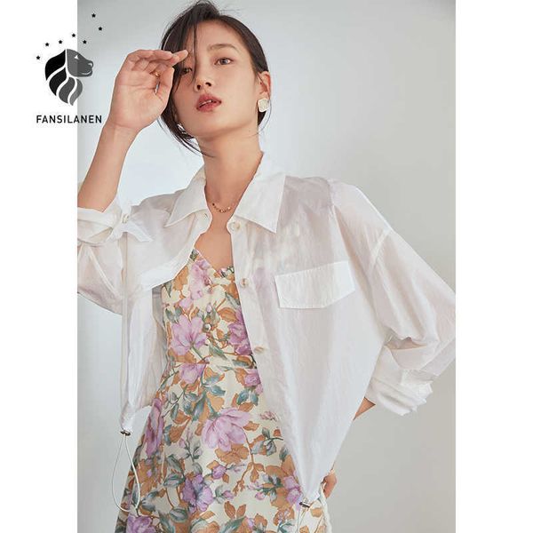 fansilanen multicolor office ladies shirt sunscreen women summer long-sleeved thin cardigan blouse 210607, White
fansilanen multicolor office ladies shirt sunscreen women summer long-sleeved thin cardigan blouse 210607, White