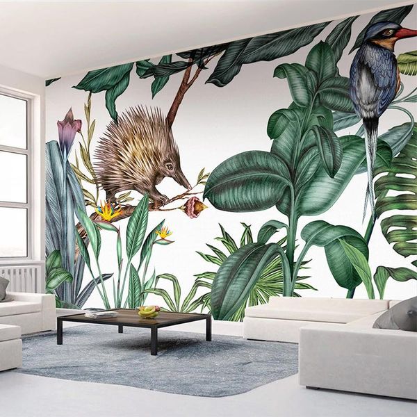 wallpapers drop custom wallpaper 3d hand-painted tropical rain forest plant landscape murals background wall stickers paper
wallpapers drop custom wallpaper 3d hand-painted tropical rain forest plant landscape murals background wall stickers paper