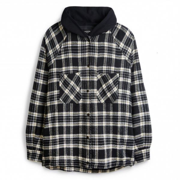 2021 new fw hooded men women 1:1 quality plaid shirt heavy fabric represent t-shirt x9u7, Black;brown
2021 new fw hooded men women 1:1 quality plaid shirt heavy fabric represent t-shirt x9u7, Black;brown