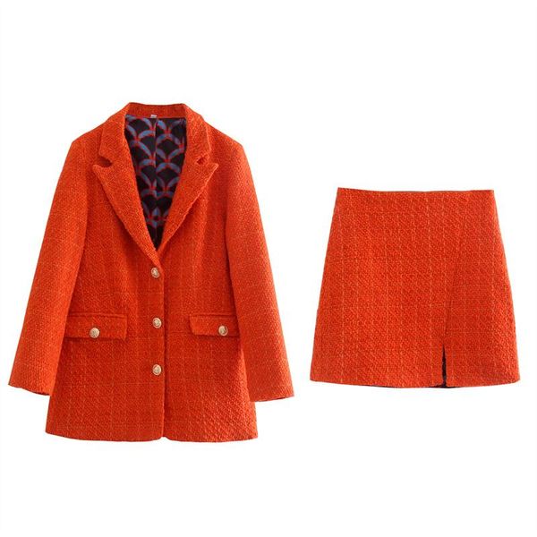 two piece dress women 2022 fashion two-piece suit tweed check single-breasted blazer with front slit mini skirt streetwear, White
two piece dress women 2022 fashion two-piece suit tweed check single-breasted blazer with front slit mini skirt streetwear, White