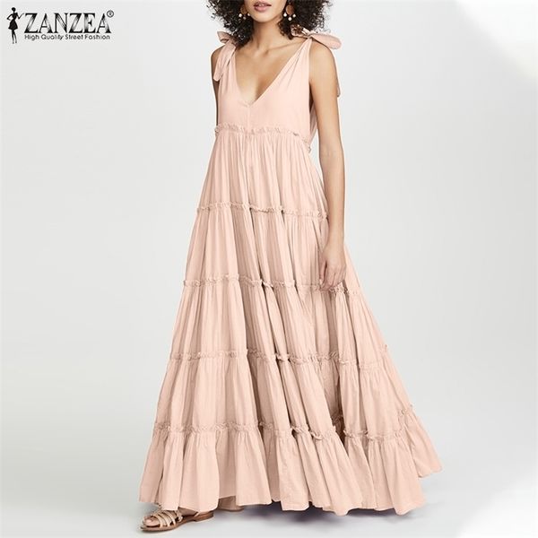 5xl women summer maxi long dress zanzea fashion lace up v neck ruffles sundress solid sleeveless party casual sarafans vestidos7, Black;gray
5xl women summer maxi long dress zanzea fashion lace up v neck ruffles sundress solid sleeveless party casual sarafans vestidos7, Black;gray