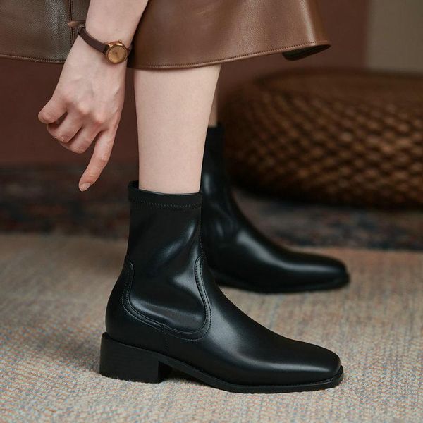 boots black brown women's shoes comfort low heel ankle fashion zipper retro short ladies square toe autumn winter
boots black brown women's shoes comfort low heel ankle fashion zipper retro short ladies square toe autumn winter