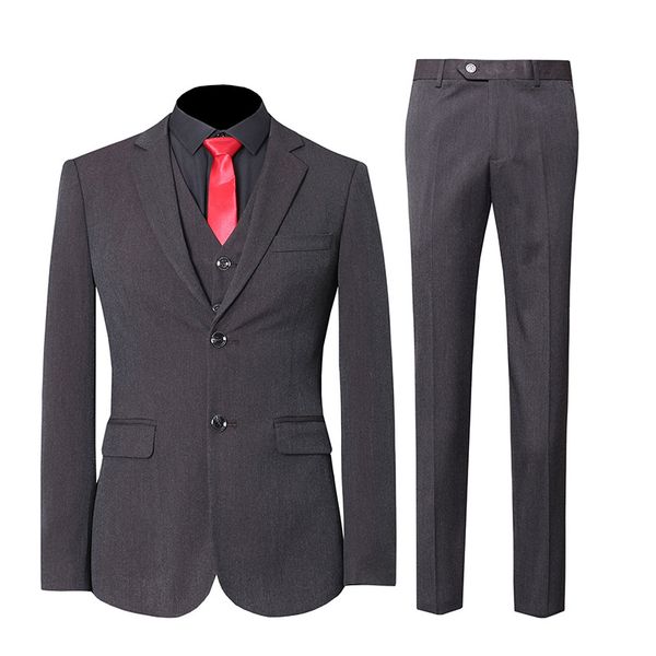 men tuxedos cross-border large size suit male korean slim-fit business professional formal wear three-piece suit (jacket+coat+trousers), Black;gray
men tuxedos cross-border large size suit male korean slim-fit business professional formal wear three-piece suit (jacket+coat+trousers), Black;gray