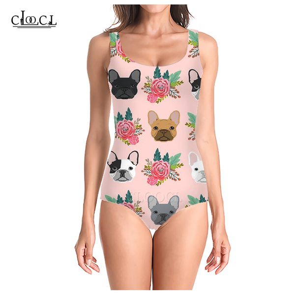 cloocl colorful french bulldog with flower 3d printed women sleeveless swimsuit summer fashion swimsuits beach one piece swimwear, White;black
cloocl colorful french bulldog with flower 3d printed women sleeveless swimsuit summer fashion swimsuits beach one piece swimwear, White;black