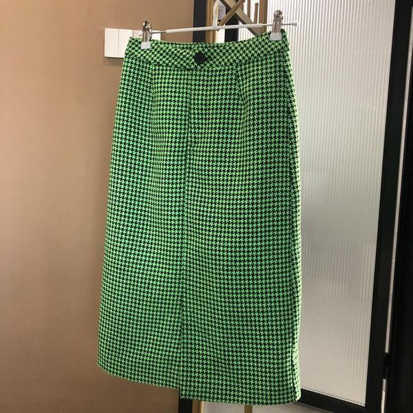 skirts autumn winter vintage luxury green houndstooth woolen skirt women high waist plaid a-line, Black
skirts autumn winter vintage luxury green houndstooth woolen skirt women high waist plaid a-line, Black
