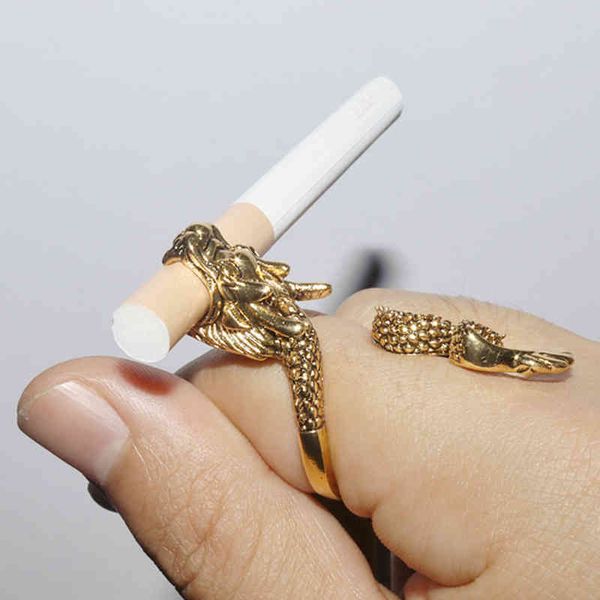 vintage dragon shaped cigarette clip ring gadgets for men smoking pipe accessories unique gifts fashion, Silver
vintage dragon shaped cigarette clip ring gadgets for men smoking pipe accessories unique gifts fashion, Silver