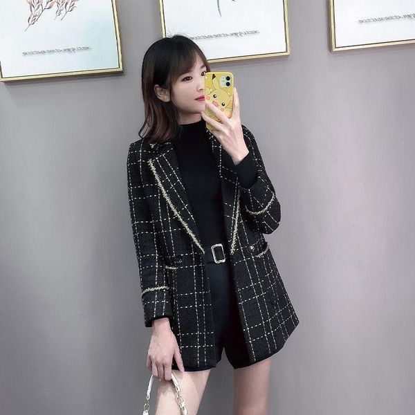 women's jackets xiaoxiangfeng jacket women 2021 autumn and winter ladies high-end mid-length thick plaid suit, Black;brown
women's jackets xiaoxiangfeng jacket women 2021 autumn and winter ladies high-end mid-length thick plaid suit, Black;brown