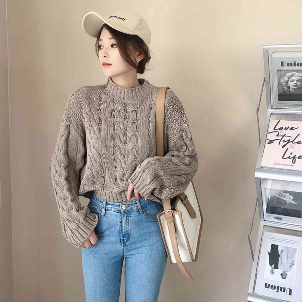 women's sweaters sweater short knitted pullover women casual knitwear loose korean style fall winter harajuku female jumpers zal3, White;black
women's sweaters sweater short knitted pullover women casual knitwear loose korean style fall winter harajuku female jumpers zal3, White;black