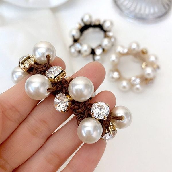 women elegant pearls scrunchie girls ponytail hold hairbands headband hair tie rope hair rubber bands fashion hair accessories, Pink
women elegant pearls scrunchie girls ponytail hold hairbands headband hair tie rope hair rubber bands fashion hair accessories, Pink