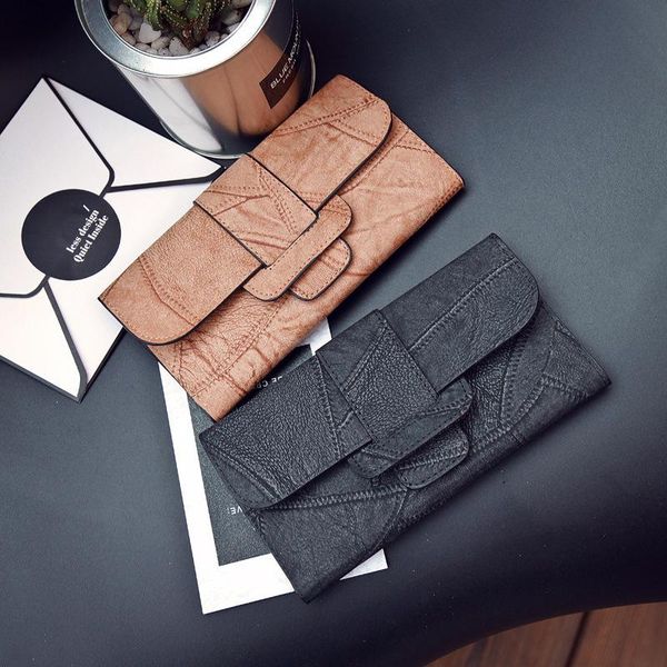 wallets fashion retro wallet stitched simple clutch multifunction coin purse envelope bag mobile phone women money, Red;black
wallets fashion retro wallet stitched simple clutch multifunction coin purse envelope bag mobile phone women money, Red;black