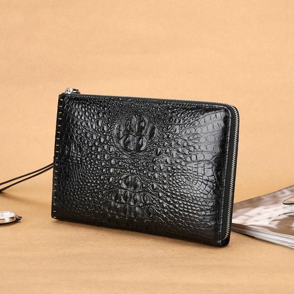 new design crocodile hand purse skull bag for men business casual leather envelope man wallet carteira masculina ing, Red;black
new design crocodile hand purse skull bag for men business casual leather envelope man wallet carteira masculina ing, Red;black