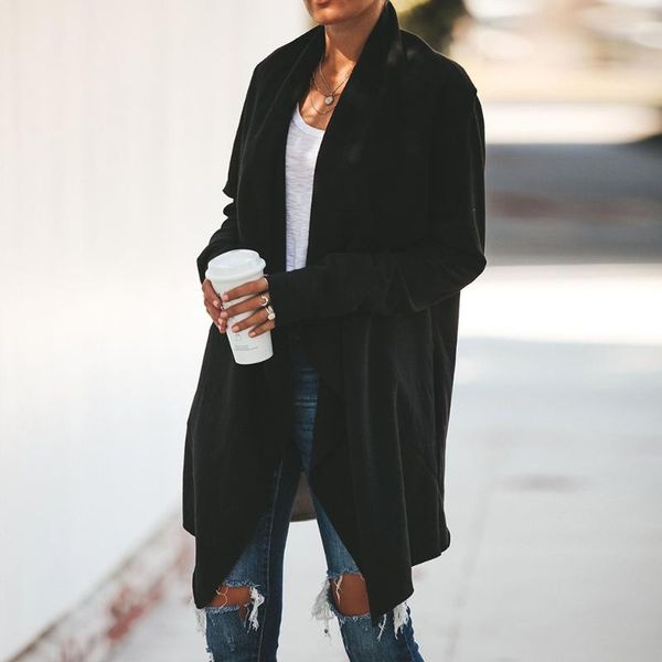 women's hoodies & sweatshirts european and american women spring lapel long sleeve fashion clothes woman, Black
women's hoodies & sweatshirts european and american women spring lapel long sleeve fashion clothes woman, Black