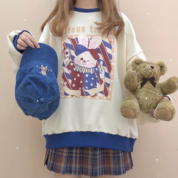 2021 new deeptown kawaii hoodie outono inverno bonito impresso moletom feminino manga longa moda mais veludo plus size hoodies cmnp, Black
2021 new deeptown kawaii hoodie outono inverno bonito impresso moletom feminino manga longa moda mais veludo plus size hoodies cmnp, Black