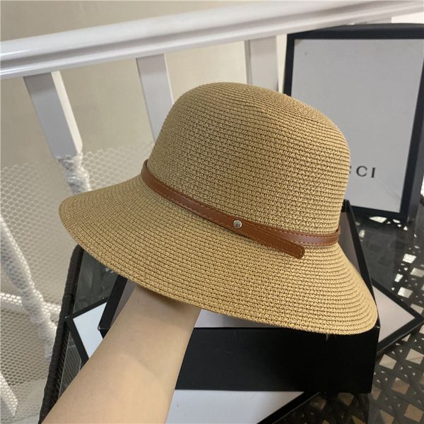 foldable fisherman's women's summer simple small belt decoration sun shading straw hat holiday beach hat, Yellow
foldable fisherman's women's summer simple small belt decoration sun shading straw hat holiday beach hat, Yellow
