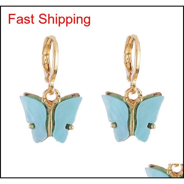 fashion cute butterfly women's drop earrings stud color acrylic hoop earrings animal sweet colorful dangle earrings qylfbj homes2007, Silver
fashion cute butterfly women's drop earrings stud color acrylic hoop earrings animal sweet colorful dangle earrings qylfbj homes2007, Silver