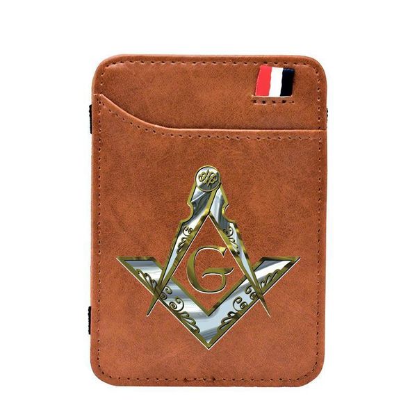 classic masonic logo leather magic wallets fashion men money clips card purse cash holder, Red;black
classic masonic logo leather magic wallets fashion men money clips card purse cash holder, Red;black