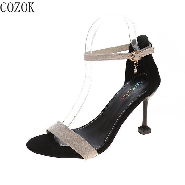 mature women's sandals with heels simple and fashionable all-match high-heeled open-toe outer wear temperament women's shoes, Black
mature women's sandals with heels simple and fashionable all-match high-heeled open-toe outer wear temperament women's shoes, Black
