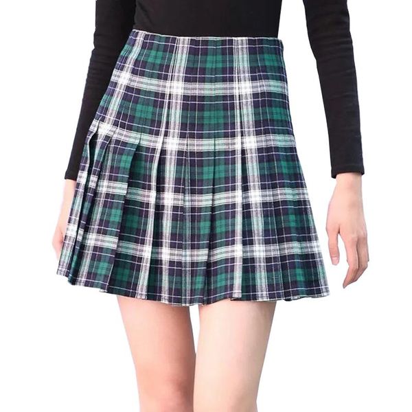 skirts green plaid women vintage cotton pleated mini 2021 fashion ladies soft skirt party female elegant girls chic jupes, Black
skirts green plaid women vintage cotton pleated mini 2021 fashion ladies soft skirt party female elegant girls chic jupes, Black