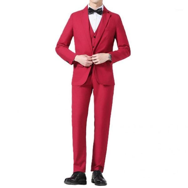 men's suits & blazers solid color business suit set v neck formal men buttons vest shirt pants for office, White;black
men's suits & blazers solid color business suit set v neck formal men buttons vest shirt pants for office, White;black