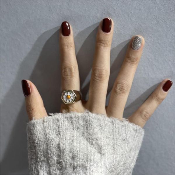 wedding rings 2021 spring summer korea design small daisy metal for women girls party jewelry gifts, Slivery;golden
wedding rings 2021 spring summer korea design small daisy metal for women girls party jewelry gifts, Slivery;golden