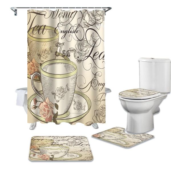 shower curtains beige teacup rose flower durable waterproof curtain set bathroom rugs carpet toilet seat cover pad floor mat
shower curtains beige teacup rose flower durable waterproof curtain set bathroom rugs carpet toilet seat cover pad floor mat