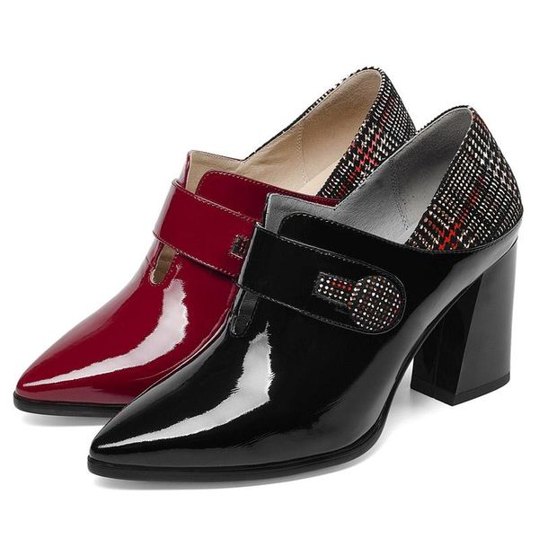 dress shoes europe united states spring autumn leather pointed rivet ladies high heels two ways of wearing single women, Black
dress shoes europe united states spring autumn leather pointed rivet ladies high heels two ways of wearing single women, Black
