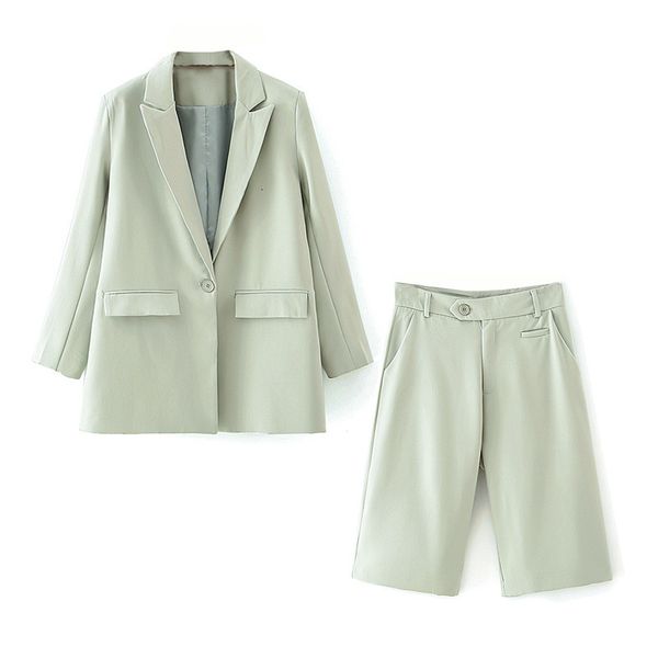 2021 new elegant two-piece women suit pockets female blazer shorts set spring autumn office ladies suits a0cd, Gray
2021 new elegant two-piece women suit pockets female blazer shorts set spring autumn office ladies suits a0cd, Gray