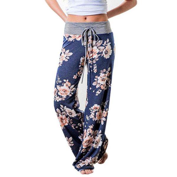 women's leggings pants women ladies loose floral printing drawstring wide leg fashion casual 2021, Black
women's leggings pants women ladies loose floral printing drawstring wide leg fashion casual 2021, Black