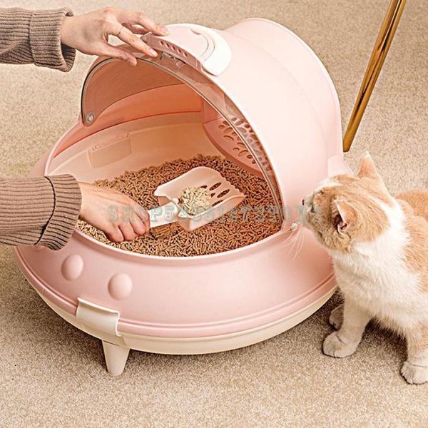 cat litter box fully enclosed cat toilet large anti-splashing and deodorizing poop box supplies
cat litter box fully enclosed cat toilet large anti-splashing and deodorizing poop box supplies