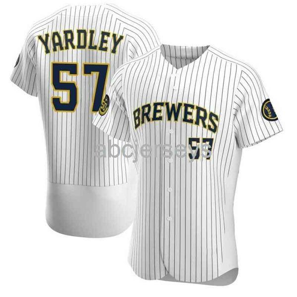 men women kids eric yardley #57 white baseball jersey xs-6xl embroidery new baseball jerseys, Black
men women kids eric yardley #57 white baseball jersey xs-6xl embroidery new baseball jerseys, Black