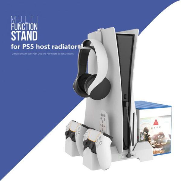 game controllers & joysticks for ps5 cooling base host console vertical stand gamepad charging station cd storage dock accessories
game controllers & joysticks for ps5 cooling base host console vertical stand gamepad charging station cd storage dock accessories