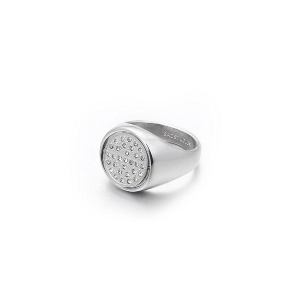 flip ring original diamond design round hip-hop letters double-sided titanium steel all-match trend accessories, Silver
flip ring original diamond design round hip-hop letters double-sided titanium steel all-match trend accessories, Silver