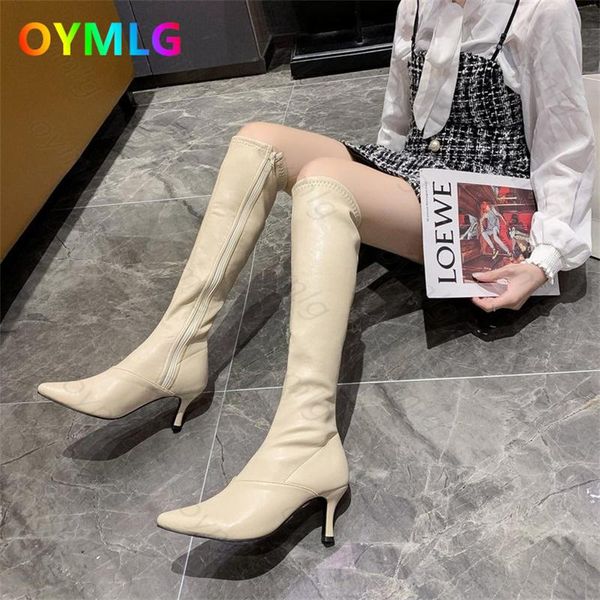 boots pointed stiletto elastic thin high heels women 2021 long knight but knee, Black
boots pointed stiletto elastic thin high heels women 2021 long knight but knee, Black