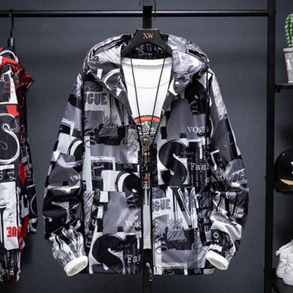 men camouflage printing teenager jackets fashion hip hop zipper pullover windbreaker designer male autumn thin streetwear hooded outerwear, Black;brown
men camouflage printing teenager jackets fashion hip hop zipper pullover windbreaker designer male autumn thin streetwear hooded outerwear, Black;brown