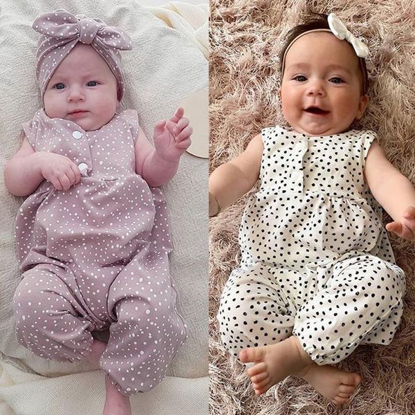 jumpsuits summer born infant baby boys girls romper sleeveless polka dot jumpsuit headbands clothes set 0-24 months, Blue
jumpsuits summer born infant baby boys girls romper sleeveless polka dot jumpsuit headbands clothes set 0-24 months, Blue