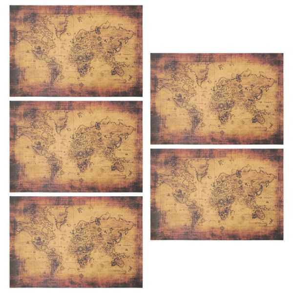 paintings 5pcs world treasure map kraft posters wall decor decals for living room bar
paintings 5pcs world treasure map kraft posters wall decor decals for living room bar