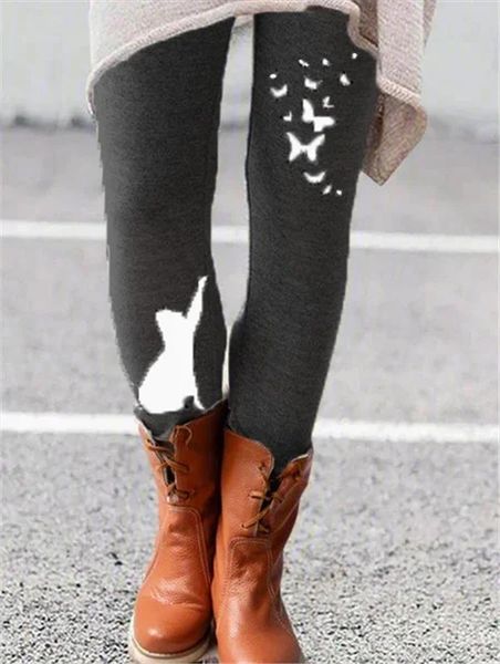 spring fall winter cat women legging print elastic waist all match 6 colors trousers slim fit pencil pants, Black
spring fall winter cat women legging print elastic waist all match 6 colors trousers slim fit pencil pants, Black