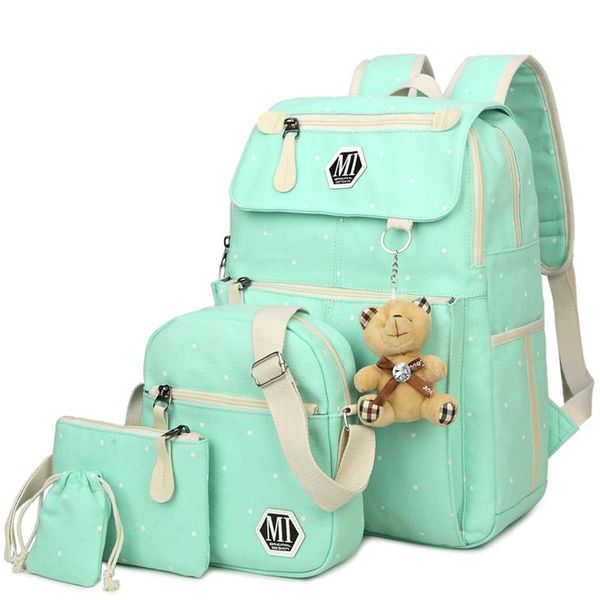 backpack 4pcs/set canvas school backpacks for teenager girl college bags fashion travel book bag mochila shoulder
backpack 4pcs/set canvas school backpacks for teenager girl college bags fashion travel book bag mochila shoulder