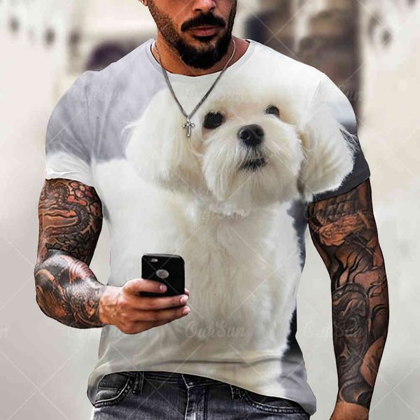 men's t-shirts personality 3d print dog animal t-shirt men/women cute clothes young summer fashion short sleeve men oversized t shirt 6, White;black
men's t-shirts personality 3d print dog animal t-shirt men/women cute clothes young summer fashion short sleeve men oversized t shirt 6, White;black