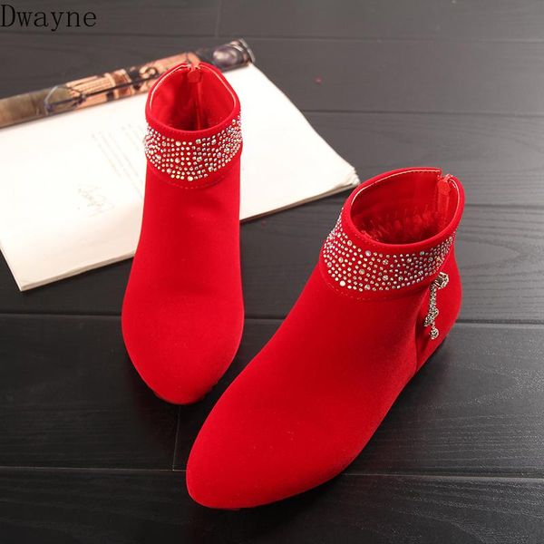 boots 2021 plus cotton zipper red drilling flat comfortable boot women, Black
boots 2021 plus cotton zipper red drilling flat comfortable boot women, Black