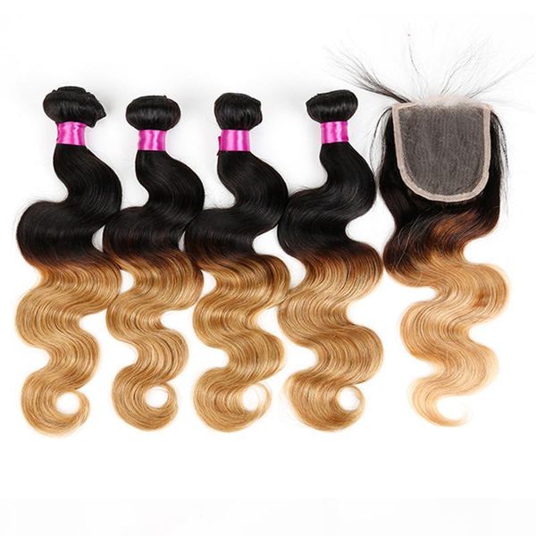 ombre brazilian virgin hair with closure brazilian body wave with closure 3 4 bundles with ombre body wave lace closure, Black;brown
ombre brazilian virgin hair with closure brazilian body wave with closure 3 4 bundles with ombre body wave lace closure, Black;brown
