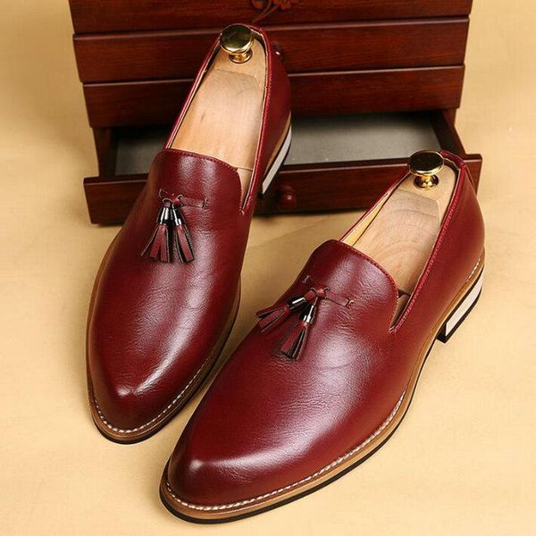 dress shoes 38-47 men's formal wedding england leather loafers business pointed men casual a57-79, Black
dress shoes 38-47 men's formal wedding england leather loafers business pointed men casual a57-79, Black