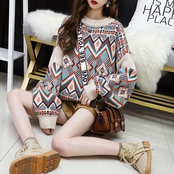 women's sweaters fashion pullover women long sleeve striped knitted sweater plus size, White;black
women's sweaters fashion pullover women long sleeve striped knitted sweater plus size, White;black