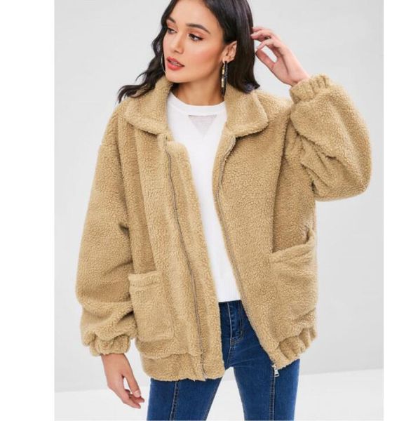 women's hoodies & sweatshirts winter long-sleeved zipper plush jacket european and american solid color hoodie 2300, Black
women's hoodies & sweatshirts winter long-sleeved zipper plush jacket european and american solid color hoodie 2300, Black