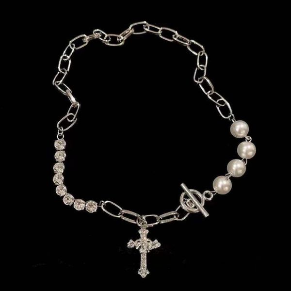 pendant necklaces punk gothic harajuku pearl chain hollow heart shaped retro court cross choker necklace fashion jewelry for women girls, Silver
pendant necklaces punk gothic harajuku pearl chain hollow heart shaped retro court cross choker necklace fashion jewelry for women girls, Silver