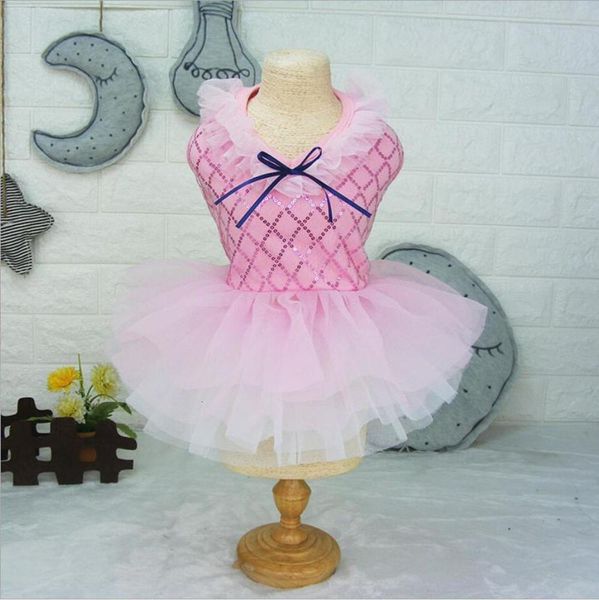 pet dress mesh sequin dog cat rabbit shawl pet wedding summer dress