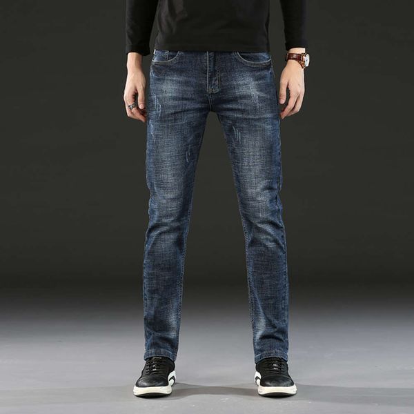 spring and autumn jeans korean elastic slim straight fashion brand young men's pants, Blue
spring and autumn jeans korean elastic slim straight fashion brand young men's pants, Blue