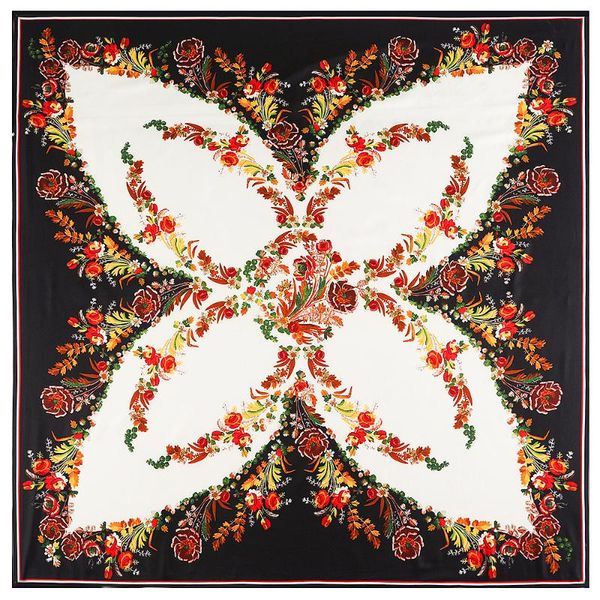 scarves fashion for women 100% twill silk scarf female 130cm square beach shawls flower print large hijab scarfs ladies, Blue;gray
scarves fashion for women 100% twill silk scarf female 130cm square beach shawls flower print large hijab scarfs ladies, Blue;gray
